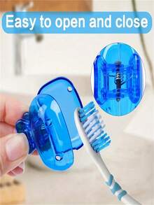 Etui na szczoteczkę do zębów, plastikowa osłona na szczoteczkę podróżną, uchwyt na szczoteczkę podróżną/domową, przenośny pyłoszczelny futerał ochronny na szczoteczkę podróżną, pudełko do przechowywania, przenośna główka szczoteczki ochronna na klips, uchwyt na szczoteczkę podróżną/domową do akademika, przenośny pyłoszczelny futerał ochronny na szczoteczkę podróżną, pudełko do przechowywania, przenośna główka szczoteczki ochronna na klips
