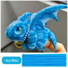 超值装 100 件 DIY 管道清洁器散装(含教程视频)、61 色加密雪尼尔杆、工艺品管道清洁器、管道清洁器工艺品艺术和工艺装饰雪尼尔杆用品、绒球 - 彩色 - 查看 34