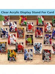 5/10/20 件透明卡片展示架（亚克力）、迷你运动卡夹、运动卡夹、分级卡片展示架、派对、婚礼、节日卡夹、编号卡夹、毕业招待会餐厅家居中心装饰品 - 無色 - 查看 3