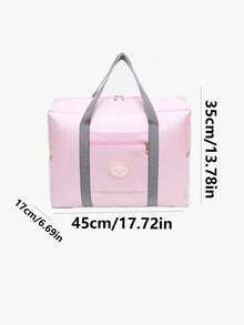Thickened Upgraded Travel Mobile Business Travel Storage Bag, Large Capacity Luggage, Portable Foldable Luggage Storage Bag, Trolley Crossbody Bag, Round Label Luggage Bag, Trolley Suitcase, Foldable Travel Bag, Airplane Bag, Moving Packing Bag, Clothing Storage Bag, Travel Essential, Clothing Storage Bag. - Multicolor - View 9