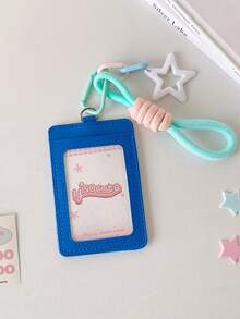 1 buah Dompet Kartu Kulit PU Transparan untuk Kembali ke Sekolah, Kartu Identitas, Kartu Makan, Kartu Kerja, Kartu Akses Pelajar, Kartu Kampus - MultiWarna - View 16