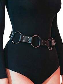 Verstellbarer sexy Ledergürtel für Damen mit Metallnieten, Punk-Rock-Stil Gürtel, Gothic-Mode-Accessoire, personalisierter Gürtel, Nietendesign, sexy Accessoire für Frauen