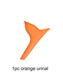 2件套 - 1个便携式硅胶小便漏斗 + 1个收纳盒，小巧可折叠设计，带便携包 - 可重复使用的女性站立式小便器，适合旅行、露营、徒步旅行，卫生用品