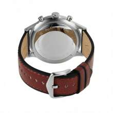 Fossil Fossil Men's Quartz Leather Three-Hand Watch Stainless Steel Case/Scratch Resistant Glass FS5832