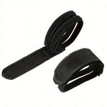 2pcs Nylon Bicycle Pedal Straps With Toe Clips, Adjustable Non-Slip Bike Foot Straps, Suitable For Fixed Gear, Pedal Bike Toe Clips