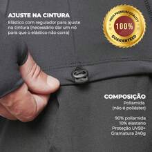 Hash Guard Surf T-Shirt With Thimble And Elastic Waistband In Various Colors - màu đen - Xem 4