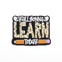 6 件硅胶珠、DIY 教师徽章挂绳、珠宝项链装饰焦点珠、串珠笔、钥匙扣 - 彩色 - 查看 11