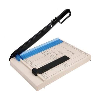 1pc A4/B5/A5/B6/B7 Multi-Size Paper Cutter, Convenient & Sharp, Can Cut Up To 12 Sheets At Once, Also Suitable For Cutting Photos, Plastic And Leather, An Essential Art Tool And School Supply For Back To School, Christmas, Christmas Paper Cutting, Christmas Packaging And More.