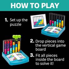 12ysyEducational Insights Kanoodle Gravity 3D Brain Teaser Puzzles Single Player Brain Game Fun Travel Games For Challenging Logic Puzzle Games And Gifts For Teens Adults Ages 7+ Xt1 - 如圖 - 查看 5