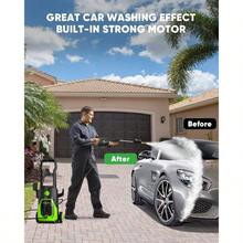 POXURIO Electric Pressure Washer, 4000PSI 2.8GPM Power Washer, 3 - In - 1 Self - Priming High Pressure Washer, For Cars, Patio, Deck - Blue - View 5