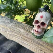 Axt Schädel Harz Handwerk, Feiertags Dekor Ornament