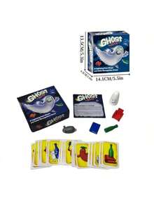 1件巴拉巴什卡《幽灵闪电战》桌面游戏，新年及节日礼物，适合朋友聚会，桌面游戏，派对游戏，角色扮演游戏，派对玩具，英文版 - 藍色 - 查看 3