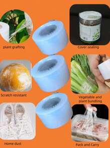 Plant Care Coating Tree Repair Paste Enhance Grafting Success Rate;Plant Graft Cut Surface Sealer - Fruit Tree, Seedling And Wood Repair Paste For Graft Wounds, Cuts And Scars - All Seasons Use;Plant Grafting Sealing PE Film 3cm 2.2 Silk 120m