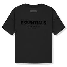 Essentials Men's Letter Print Round Neck Short Sve Casual Fitness & Sports T-Shirt