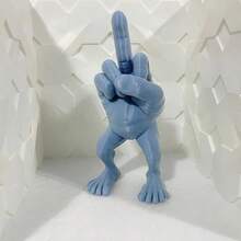 Middle Finger Stand Up Funny Toy - Model With Legs - 3D Printed Toy Model - Birthday/Christmas Gift - Perfect Present - Toy - Multicolor - View 16