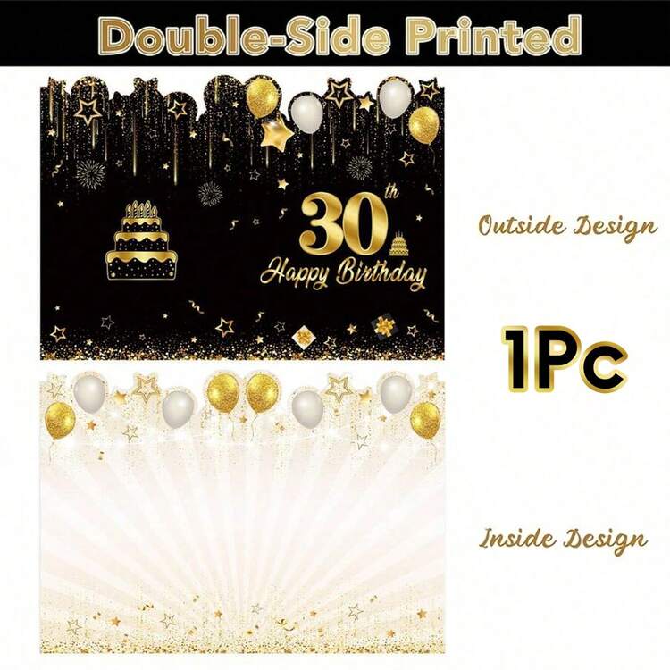 1/5/10/20 st svarta och guldfärgade vikbara gratulationskort för 18-80 år, födelsedagsdekoration, present, signaturkort, festgåva, meddelandekort, födelsedags- och högtidstillbehör - Multifärgad - Visa 14