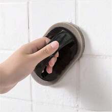 1/2件套厨房魔术海绵刷，多功能海绵清洁刷，水钻金刚砂海绵刷，纯色简易手柄刷，厨房清洁工具，易于清洁，海绵擦洗，适用于锅、平底锅、台面、浴室，清洁去污，多功能清洁海绵，家居用品，厨房配件