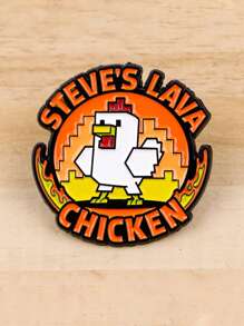 1PC Enamel Pins Metal Cartoon Quotation Brooch Backpack Hat Bag Collar Lapel Badges Fashion Jewelry Collection Gift - one-size - View 6