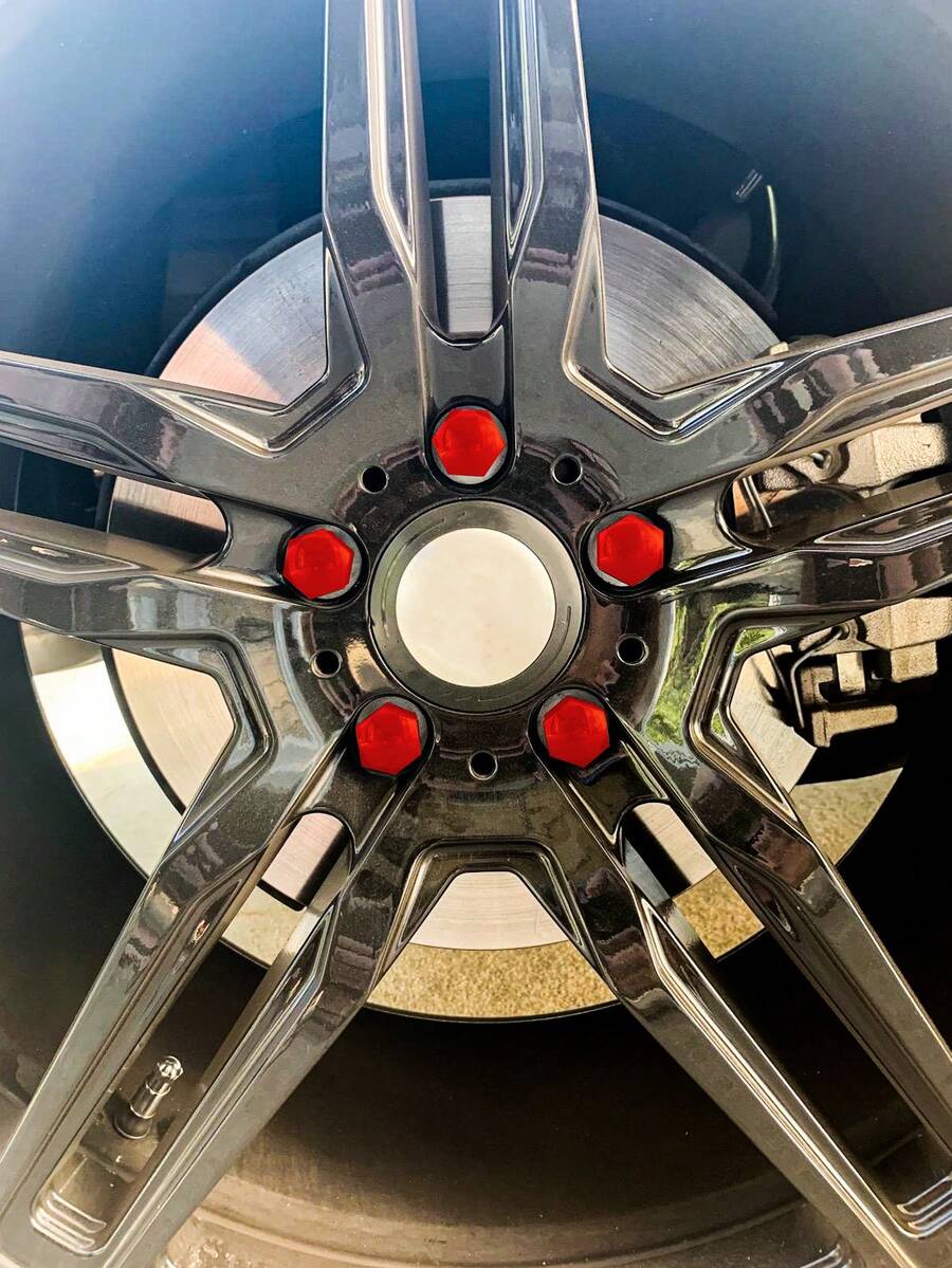 Wheel Nut Covers, 17/19mm Wheel Lug Caps With Removal Tool, Auto Hub Screw Bolt Head Tire Protector, Universal Vehicle Exterior Decor Accessories - Nhiều màu - Xem 1