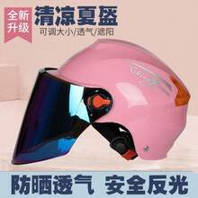 Bicycle Helmets - [Gorra a prueba de viento]Roja[Película de color con protección solar] - Ver 3