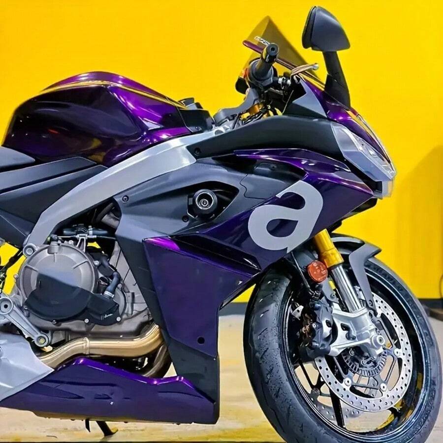 1 Roll Premium Metallic Super Bright Night Purple Vinyl Wrap Film - Bubble Free For All Vehicles - Liquid Metal Decal Exterior Appearance - one-size - View 1