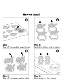 GeekShare Cute Heart Skull Directional Buttons & ABXY Buttons Cover Compatible With Switch/OLED, Not Compatible With Protective Case - Pink Black - View 5
