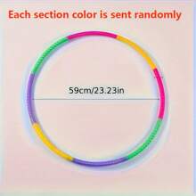 可拆卸 PVC 材质 - 丰富多彩的选择，适合健身、舞蹈和户外活动 - 轻巧耐用的设计，适合派对、节日、生日和所有年龄段、派对游戏 | 有趣的健身配件 | 易于存储的设计、健身圈、圣诞节选择