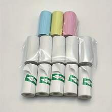 13 Rolls Thermal Printing Paper, Includes 5 Rolls Of Self-Adhesive Paper, 3 Rolls Of Colorful Thermal Paper, And 5 Rolls Of Thermal Paper, For Study Notes, Photos, Memos, Compatible With Most Portable Mini Printers - Multicolor - View 2