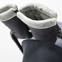 Baby Stroller Warm Gloves, Outdoor Windproof Anti-Freeze Cover For Stroller In Winter, Waterproof And Warm Handlebar Protective Cover For Snow Days