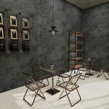 1 Roll Of Concrete Self-Adhesive Wallpaper Cement Industrial Style Vinyl Peel-Off Contact Paper BeDroom Entertainment Area Wall Home Decoration Wall Sticker KitChen Table Cabinet Door Furniture Renovation Sticker Covering Film DIY Easy Installation Wallpaperv15.7x196.8 /118.1/39.3in Wall Paper Wall Stickers Wall Decor Room Decor Wallpaper Stickers Wall Bedroom Decor Kitchen Decor