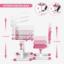 Table And Chair Set - Pink - View 4