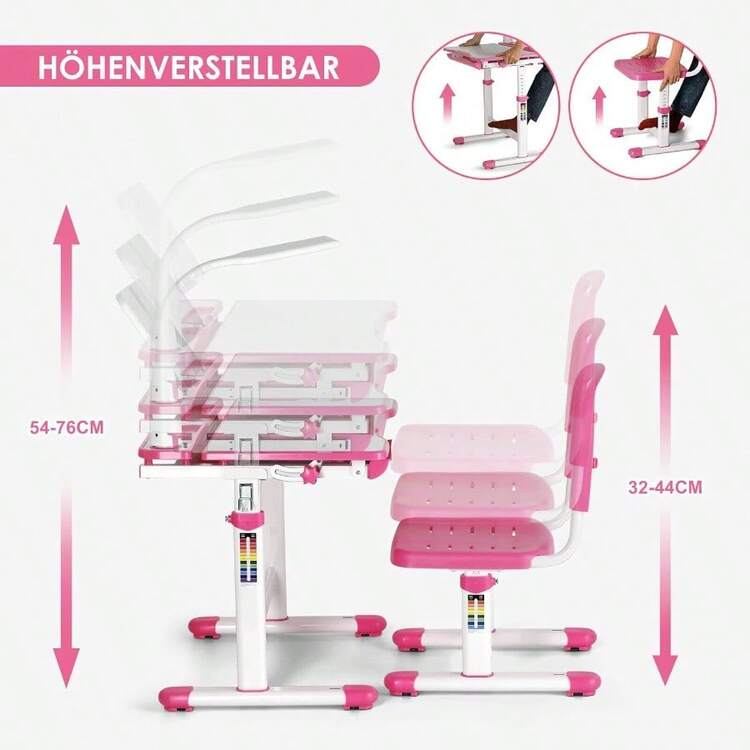 Table And Chair Set - Rosa - Añade 4