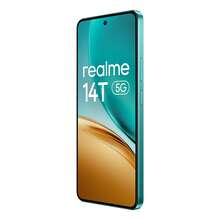 Realme 14T 5G 智慧型手機 8GB+256GB，6.67 吋 OLED 120Hz 螢幕，5000 萬像素後置相機，6000mAh 大電池，聯發科 Dimensity 6300，8 核心手機，全球版，不含充電器 - 綠色 - 查看 5