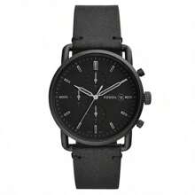 Fossil Fossil Men's Quartz Leather Three-Hand Watch Stainless Steel Case/Scratch Resistant Glass FS5401/FS5404/FS5504