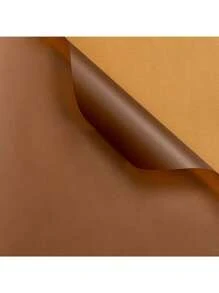 10 piezas/Paquete Papel coreano sólido de acabado mate, translúcido y grueso, resistente al agua para envolver ramos de flores, material de empaquetado para floristería, 57x57cm