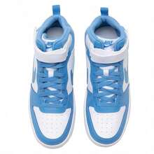 Nike COURT BOROUGH MID 2 (GS) 女童休闲运动鞋 CD7782-123 - 白色/藍色超越 - 查看 8
