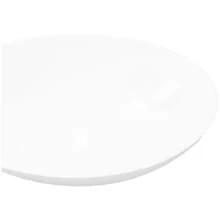 Joinmee Vasque à poser ovale blanche 40x33 cm, lavabo en céramique brillant pour salle de bain, lave-mains moderne au-dessus du comptoir - Blanc - Voir 5