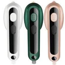 OBOVAY 1 Stück tragbares Handstreich-Bügeleisen - kompakt & tragbar, leistungsstarker Dampf, große Titanium-Bügelsohle, knitterfreies Bügeln, schnelles & gleichmäßiges Erhitzen, ideal für Zuhause, Reisen, Wäsche - EU-Stecker (220V/240V) - Keine Batterie erforderlich, stilvolles & robustes Design