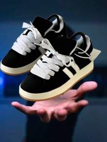 Lindo Tênis Ad Campus 00s Casual Masculino e Feminino Retro Clássico 2024 Tênis SreetStyle - Preto - Visão 4