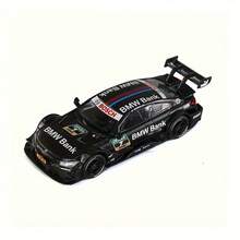 RMZ 1:43 Scale Diecast BMW M4 DTM Racing Car Model, Children Toy Car, Sliding Car Model, Birthday Gift For Boys