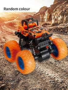 Monster Truck Toy, Friction Powered Reversible Remote Control Car Set, Gift For Boys 3-7 Years Old, Random Color,Toys For Boys,Kids Toys - Multicolor - View 6