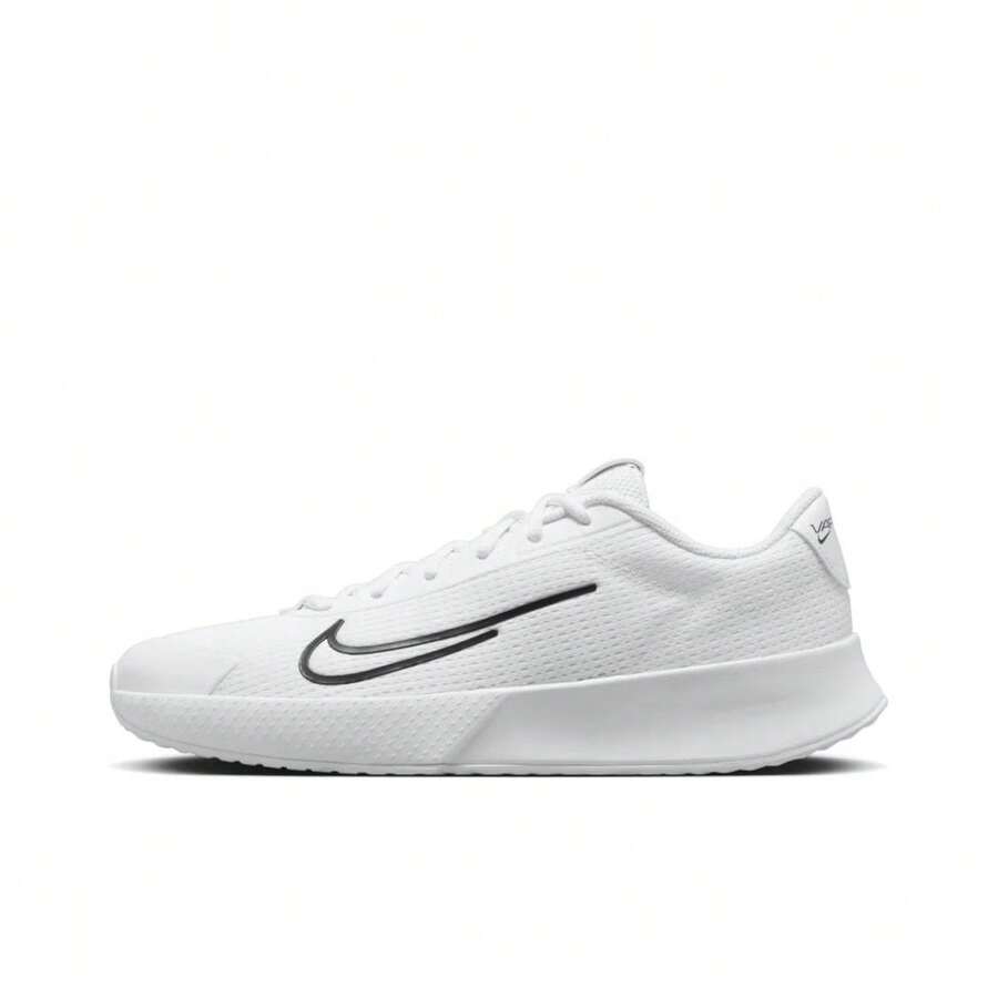 Nike Court Vapor Lite 2 White Breathable Low-Top Tennis Shoes For Men