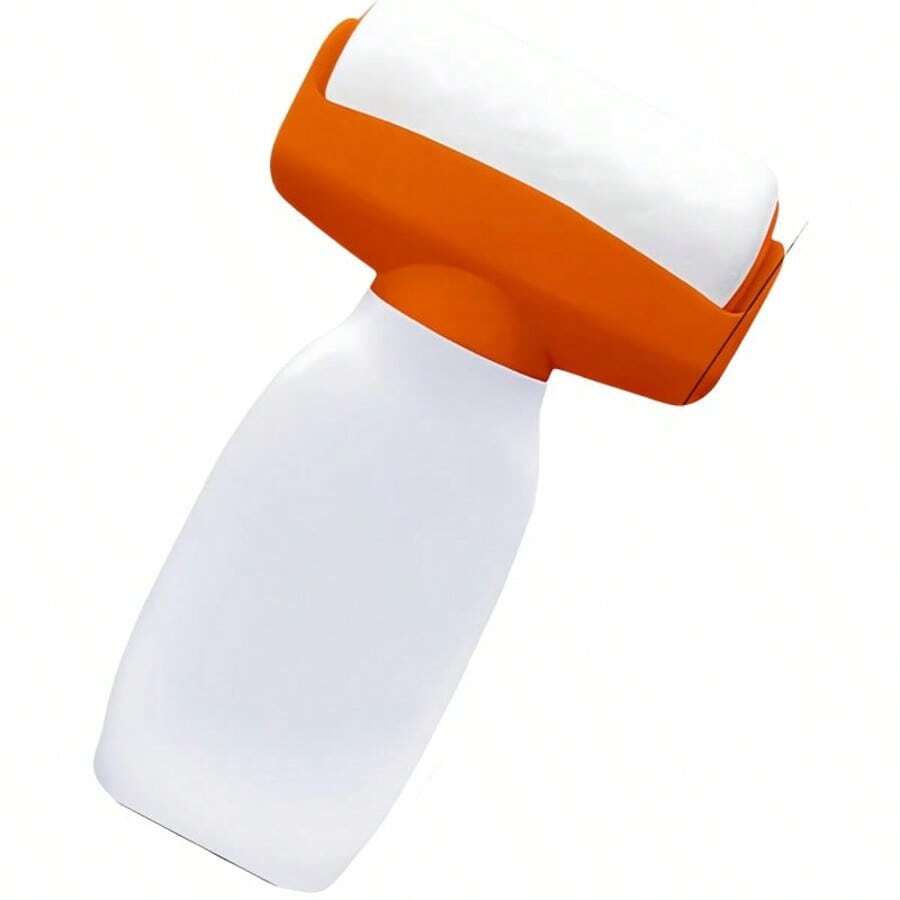 1pc 4-Inch Compact Plastic Wall Repair Roller Brush, Easy To Use, Convenient For Hanging And Painting, Ideal For Home Renovation Projects, Compact Design Plastic Structure Wall Painting Brush