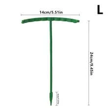 8-Piece Set, Plastic Plant Support Ring, Suitable For Greenhouse Gardens, Semi-Circular Fixed Pole, Suitable For Indoor Flowers And Climbing Plants, Flexible And Adjustable Bonsai Tool, Easy To Adjust Height