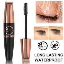 Waterproof Fiber Lash Mascara For Thick, Curly Eyelashes Long-Lasting Black Formula Ideal Valentine's Gift For Women Makeup Essential Voluminous Lashes Longlasting Formula