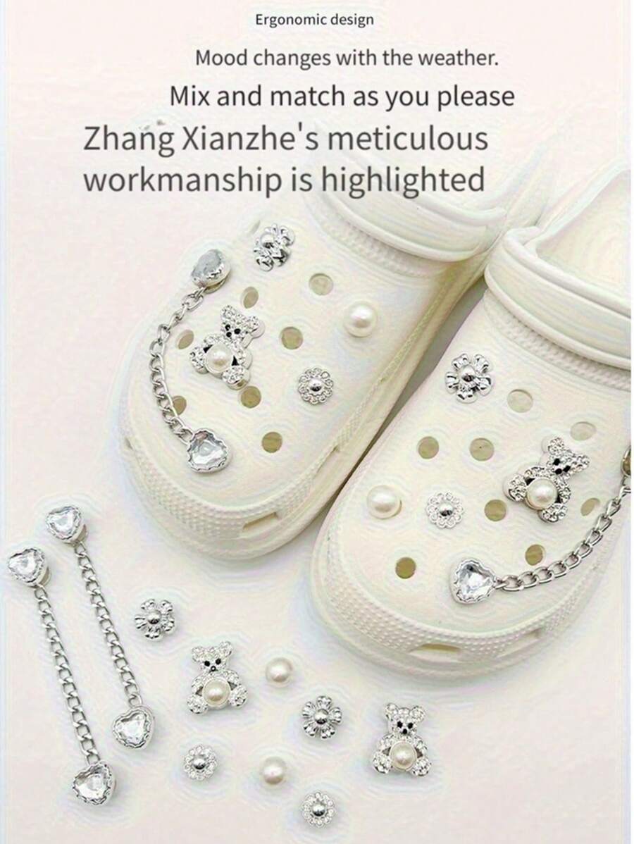 Abnehmbare dekorative Schuhclips, modische Schuhzubehör für Frauen, DIY Schuh Dekoration