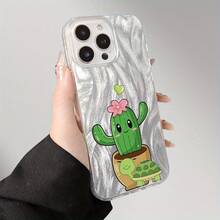 Funda para teléfono, diseño moderno y transparente de gasa, compatible con phone 11, 12, 13, 14, 15, 16 Pro Plus. Ideal para cumpleaños, chicas y chicos. - transparente - Ver 6
