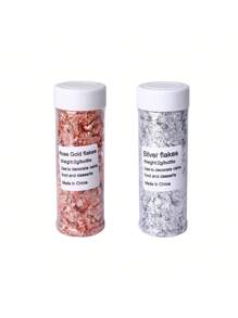 1 件金箔金箔碎片装饰，金箔纸装饰，绘画蜡烛 DIY 工艺品派对装饰，仅供装饰 - 彩色 - 查看 13