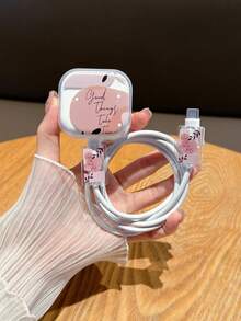 Juego de 4 en 1: Funda para teléfono + Cargador estándar del Reino Unido + Cable de datos, diseño con estampado de hojas, estuche protector de carga rápida compatible con iPhone 7/8/7+/8+/X/XS/XR/XSMax/11/11Pro/11ProMax/12/12Pro/12ProMax/12Mini/13/13Pro/13ProMax/13Mini/14/14Pro/14Plus/14ProMax/15/15Pro/15Plus/15ProMax/16/16Pro/16Plus/16ProMax a prueba de agua, a prueba de golpes, resistente a caídas y arañazos - Multicolor - Ver 5