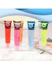 6-Piece Hydrating Clear Lip Gloss Set | With Vitamin E, Rosehip, Argan Oil, Mint & Aloe, Coconut Flavor, Transparent Plumping Lip Oil, Plant-Based Ingredients, Suitable For All Skin Types, Berry Tones IMAN OF NOBLE - 彩色 - 查看 6